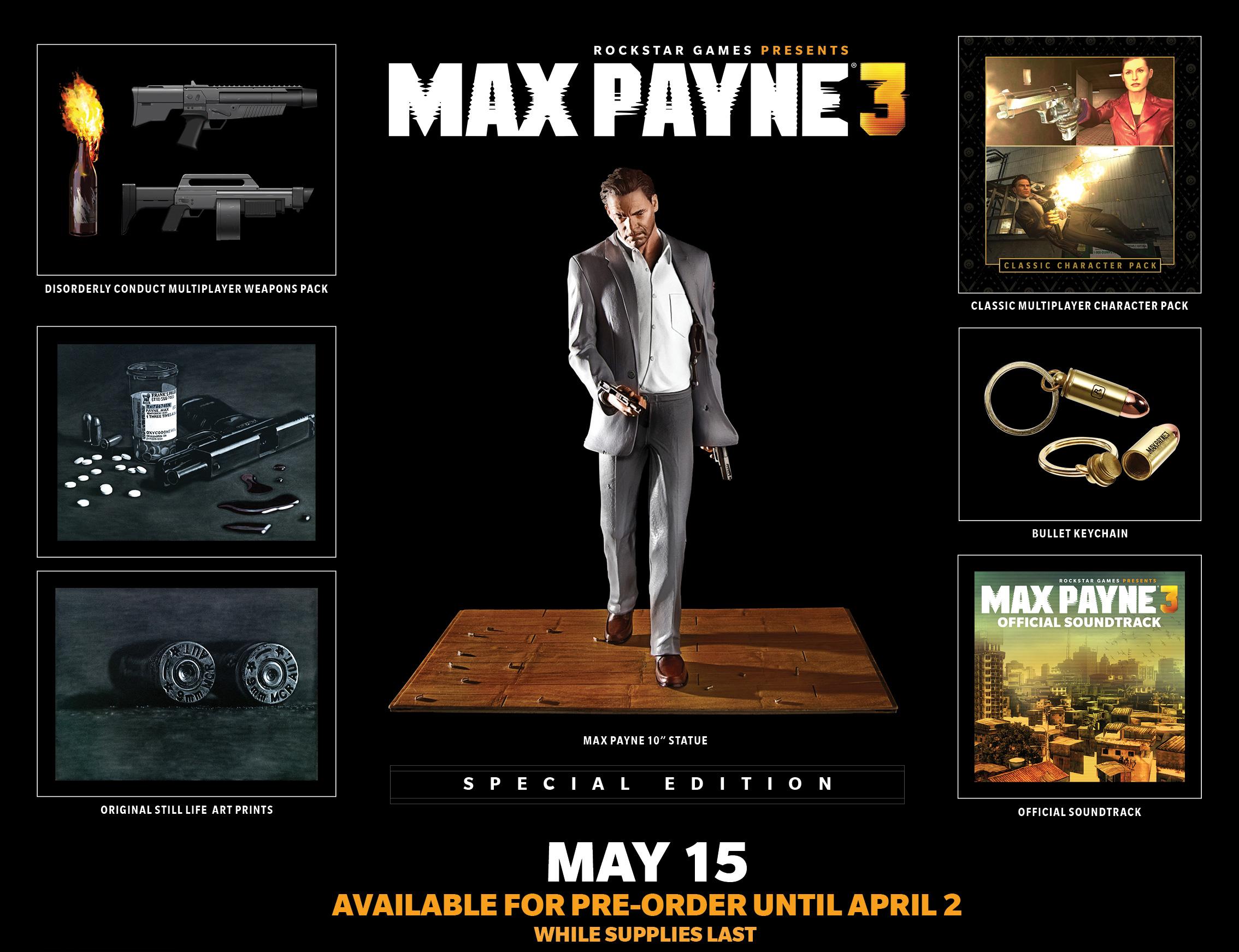 Max Payne 3 Gets a Special Limited Edition