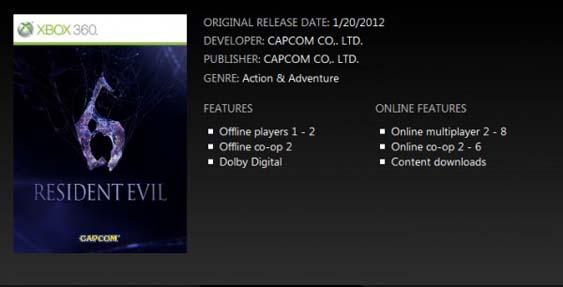 Resident Evil 6 to Feature 6 Player Co-op?