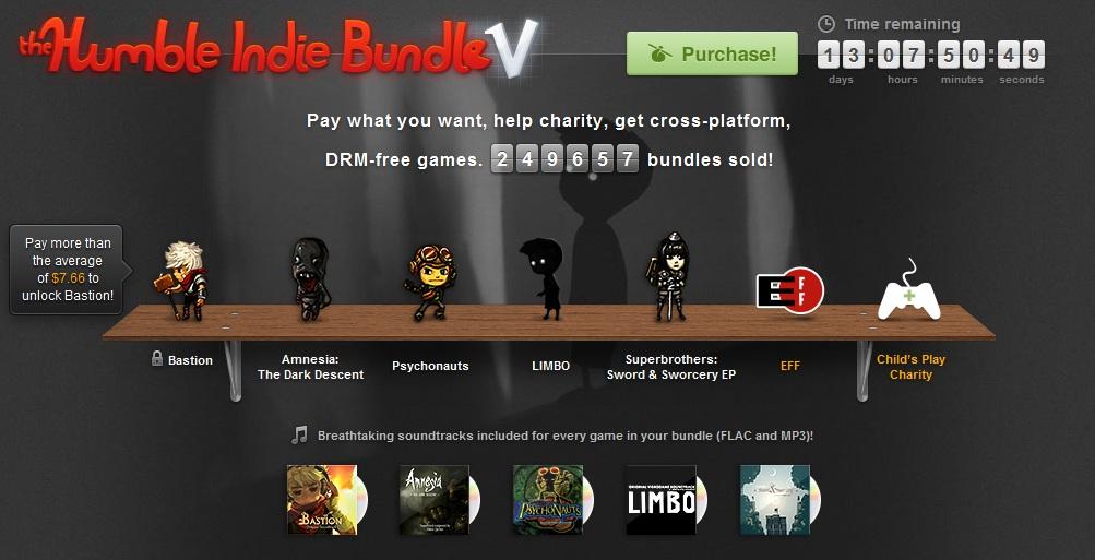 Humble Indie Bundle V Brings Heavy Hitters