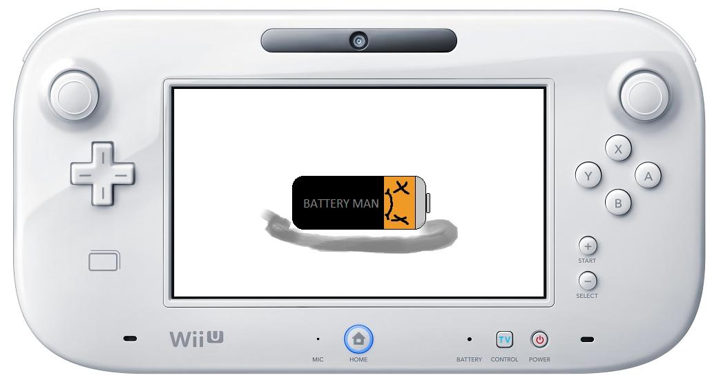 Wii U GamePad Sports Short Battery Life