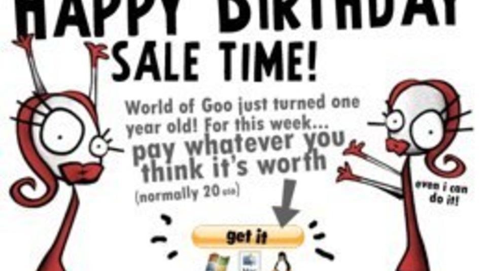 Pay Whatever You Want for World of Goo