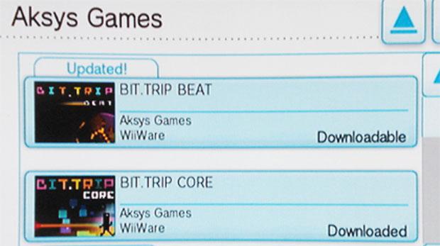 Bit.Trip Beat Update Available