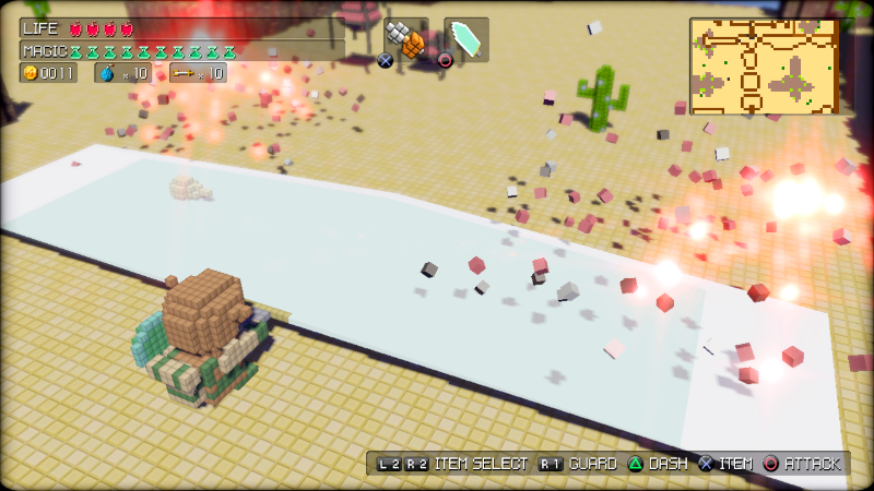 3D Dot Game Heroes Review Screenshot