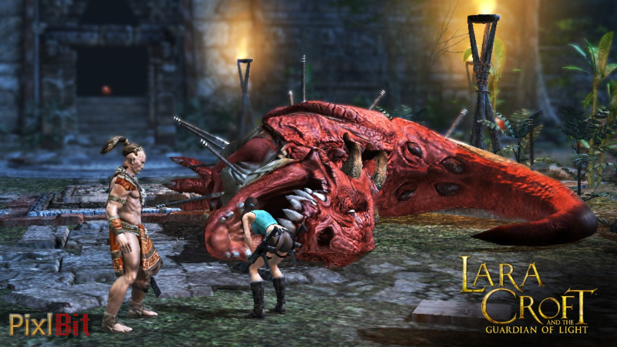 Lara Croft and the Guardian of Light Review Screenshot