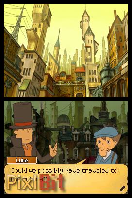 Professor Layton and the Unwound Future Review Screenshot