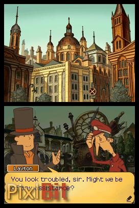 Professor Layton and the Unwound Future Review Screenshot