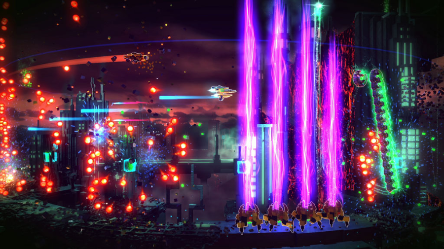 Resogun Review Screenshot