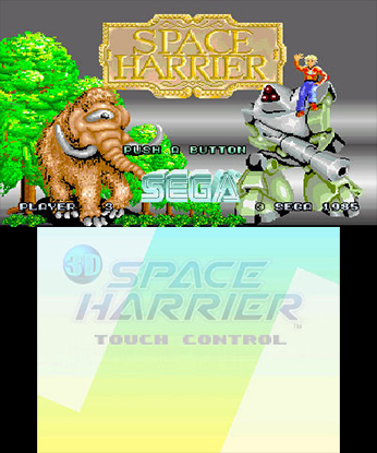 3D Space Harrier Review Screenshot