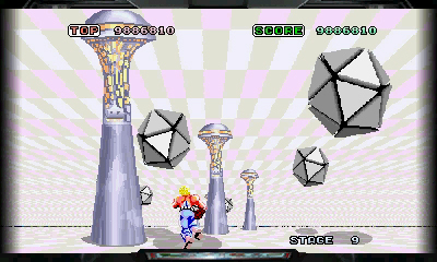 3D Space Harrier Review Screenshot